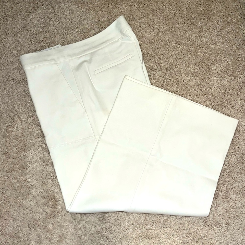 Ann Taylor white trousers